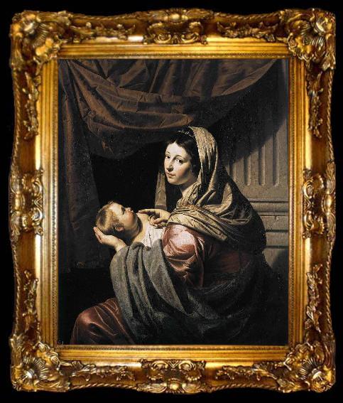 framed  Jan van Bijlert Virgin and Child, ta009-2